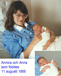 Annica och Anna på BB